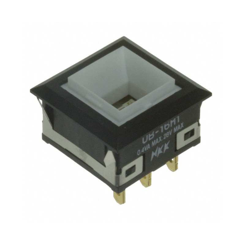 1 pcs : UB16KKG015F - SWITCH PUSH SPDT 0.4VA 28V