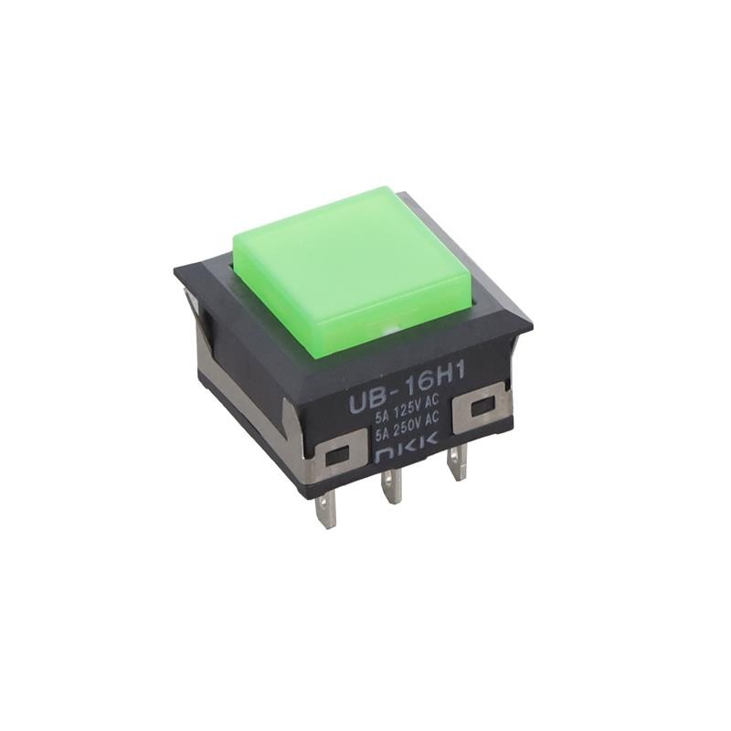 1 pcs : UB16KKW015F-FF - SWITCH PUSHBUTTON SPDT 5A 125V