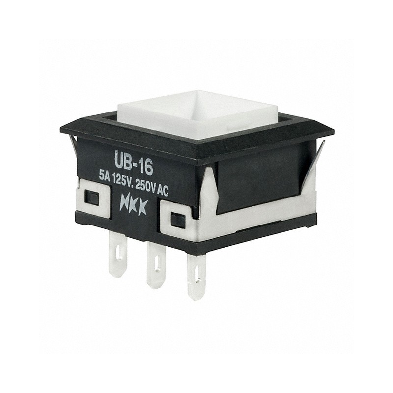 1 pcs : UB16KKW01N - SWITCH PUSHBUTTON SPDT 5A 125V