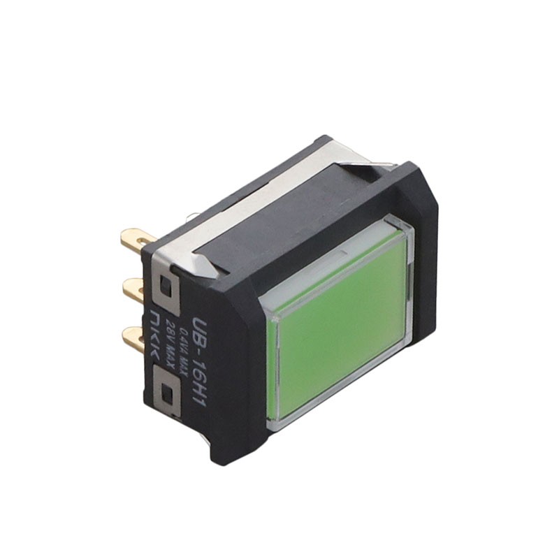 1 pcs : UB16NBKG015F-JF - SWITCH PUSH SPDT 0.4VA 28V