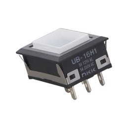 1 pcs : UB16NKW015F - SWITCH PUSHBUTTON SPDT 5A 125V