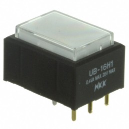 1 pcs : UB16RKG035F-JB - SWITCH PUSH SPDT 0.4VA 28V