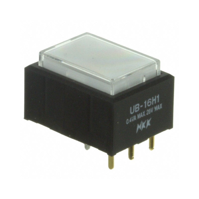 1 pcs : UB16RKG035F-JB - SWITCH PUSH SPDT 0.4VA 28V