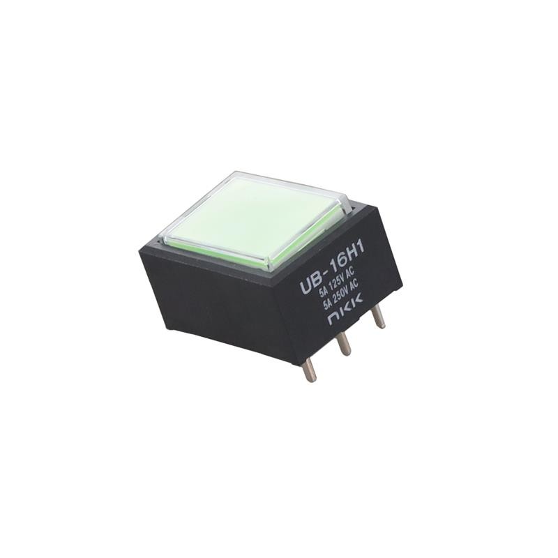 1 pcs : UB16RKW035F-JF - SWITCH PUSHBUTTON SPDT 5A 125V