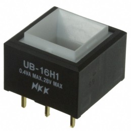 1 pcs : UB16SKG035C - SWITCH PUSH SPDT 0.4VA 28V