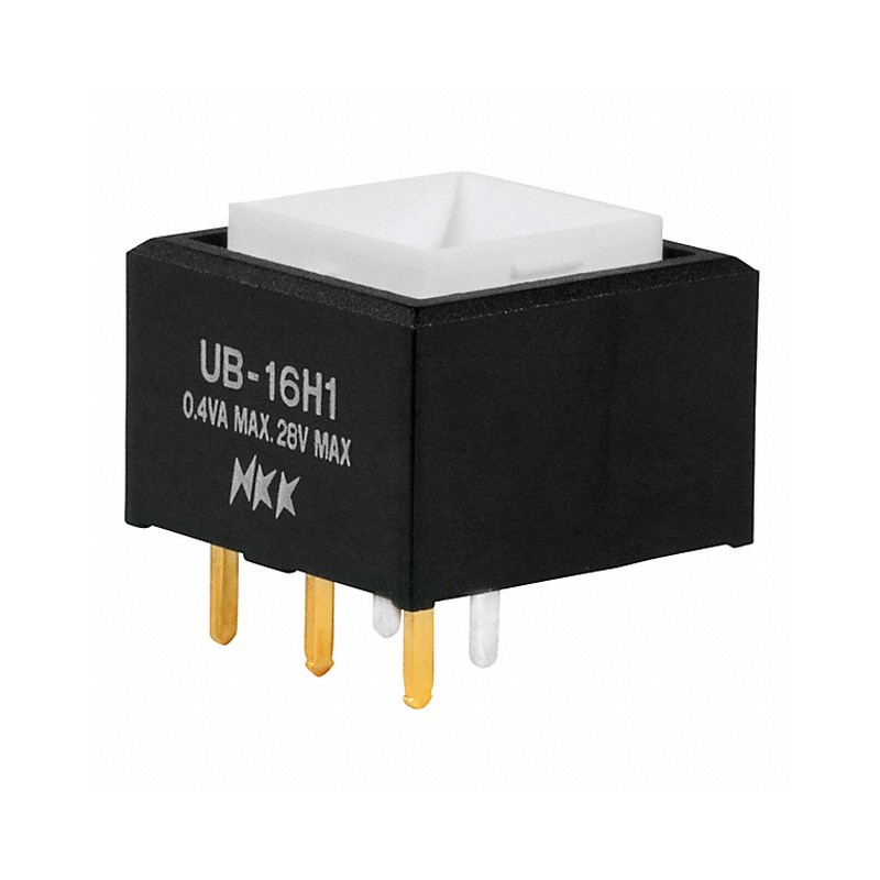 1 pcs : UB16SKG035F - SWITCH PUSH SPDT 0.4VA 28V