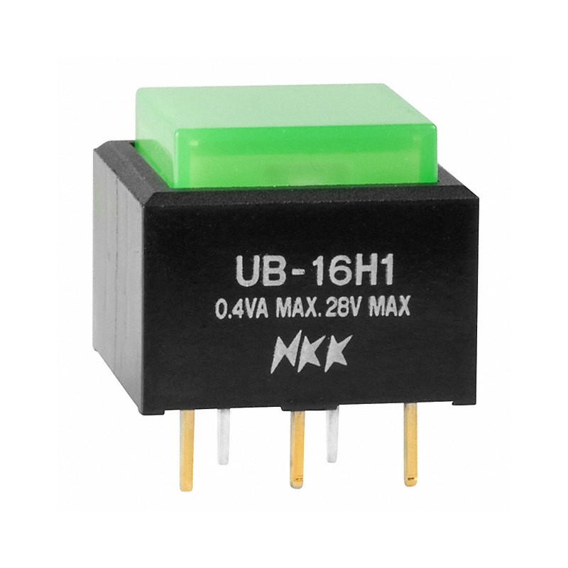 1 pcs : UB16SKG035F-FF - SWITCH PUSH SPDT 0.4VA 28V