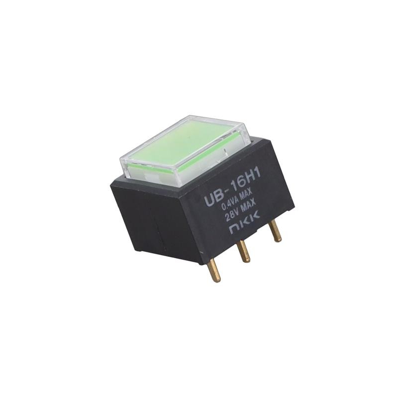 1 pcs : UB16SKG035F-JF - SWITCH PUSHBUTTON SPDT 0.4VA 28V