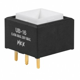 1 pcs : UB16SKG03N - SWITCH PUSH SPDT 0.4VA 28V