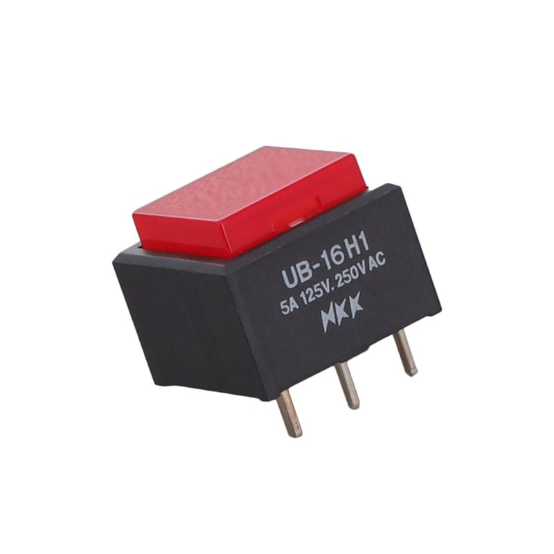 1 pcs : UB16SKW035C-CC - SWITCH PUSHBUTTON SPDT 5A 125V