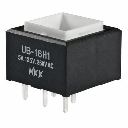 1 pcs : UB16SKW035F - SWITCH PUSHBUTTON SPDT 5A 125V