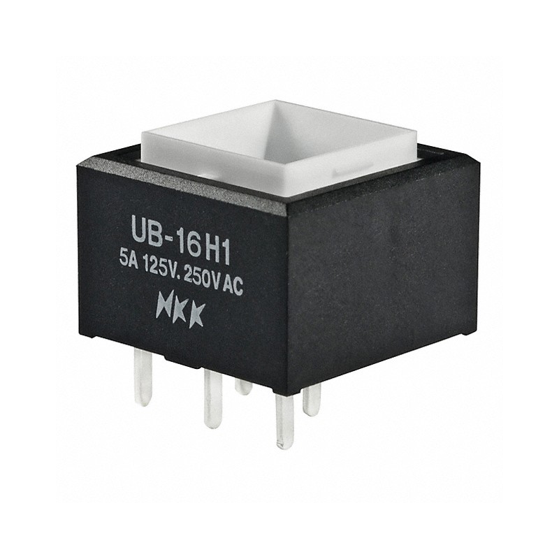 1 pcs : UB16SKW035F - SWITCH PUSHBUTTON SPDT 5A 125V