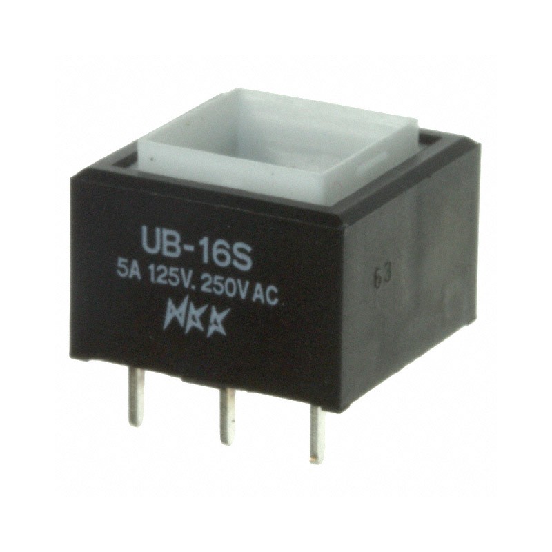 1 pcs : UB16SKW03N - SWITCH PUSHBUTTON SPDT 5A 125V