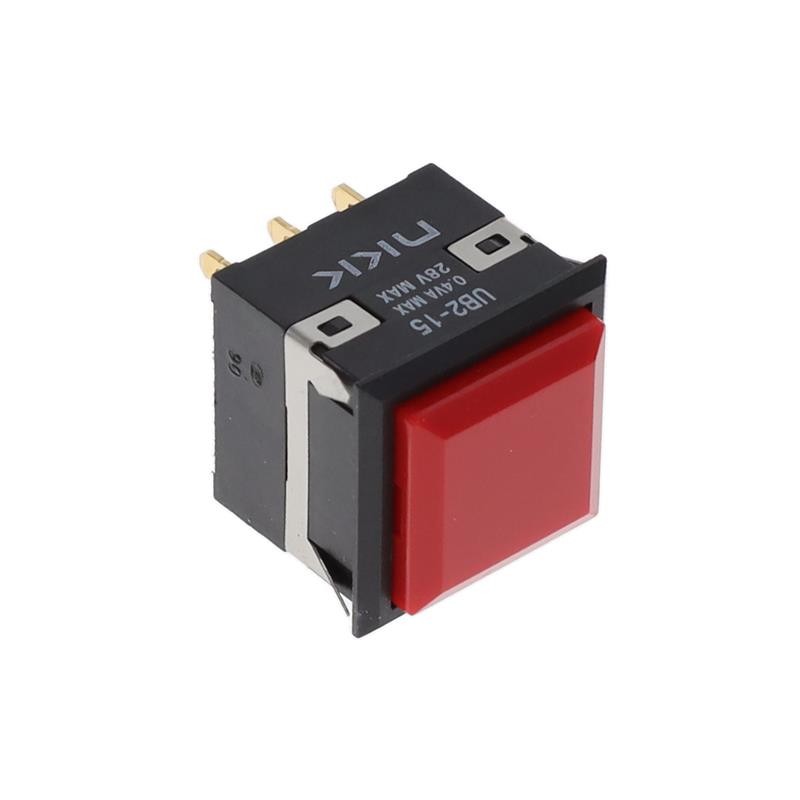1 pcs : UB215KKG01N-5C - SWITCH PUSH SPDT 0.4VA 28V