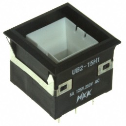 1 pcs : UB215KKW015C - SWITCH PUSHBUTTON SPDT 5A 125V