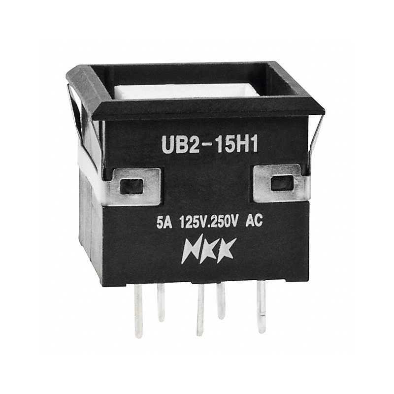 1 pcs : UB215KKW015D - SWITCH PUSHBUTTON SPDT 5A 125V