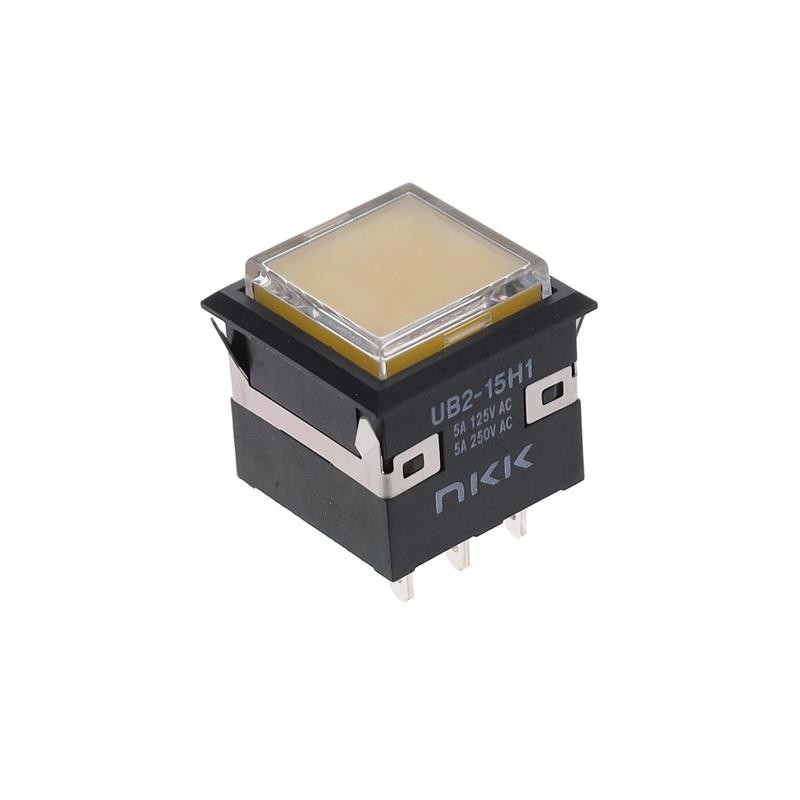 1 pcs : UB215KKW015D-3JD - SWITCH PUSHBUTTON SPDT 5A 125V