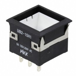 1 pcs : UB215KKW015F - SWITCH PUSHBUTTON SPDT 5A 125V
