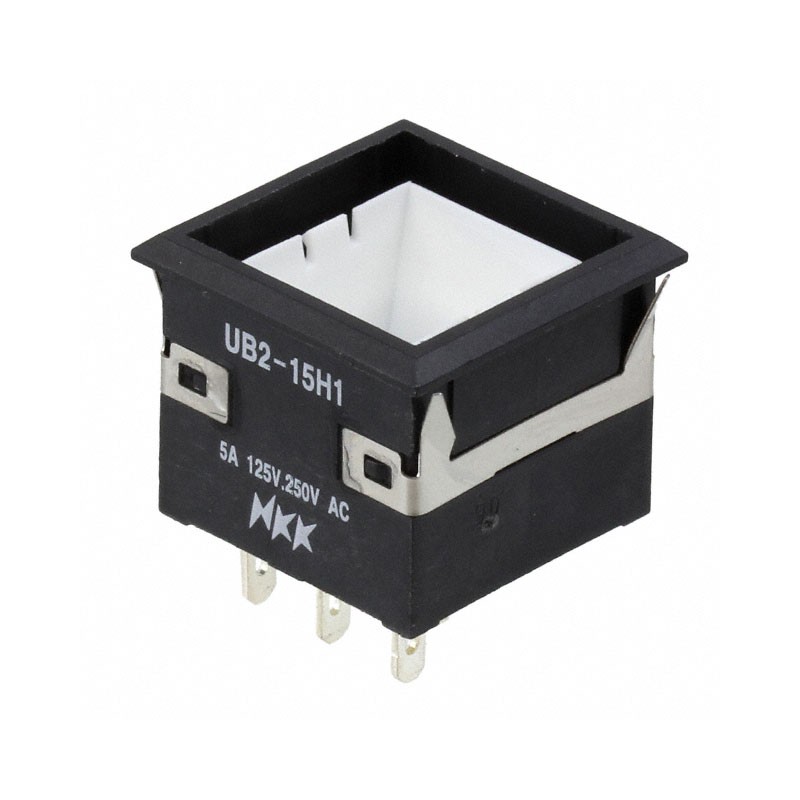 1 pcs : UB215KKW015F - SWITCH PUSHBUTTON SPDT 5A 125V