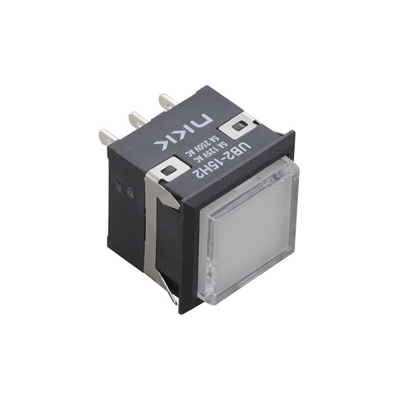 1 pcs : UB215KKW016CF-3JB - SWITCH PUSHBUTTON SPDT 5A 125V