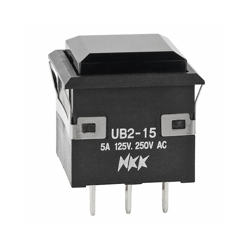 1 pcs : UB215KKW01N-5A - SWITCH PUSHBUTTON SPDT 5A 125V
