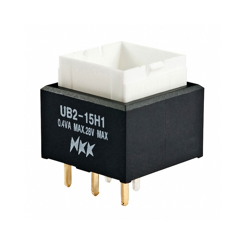 1 pcs : UB215SKG035C - SWITCH PUSH SPDT 0.4VA 28V