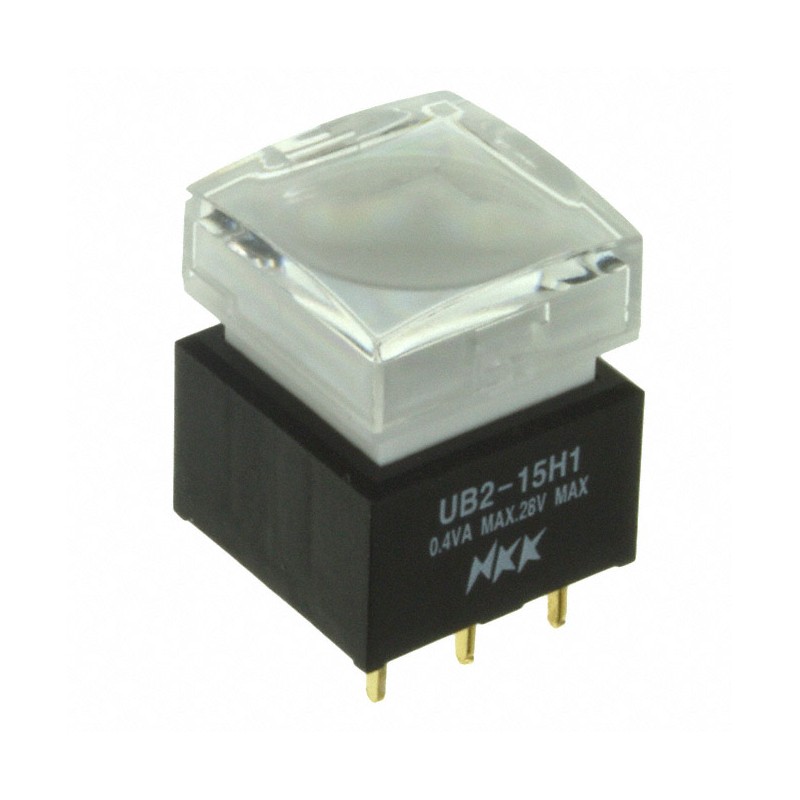 1 pcs : UB215SKG035C-1JB - SWITCH PUSH SPDT 0.4VA 28V