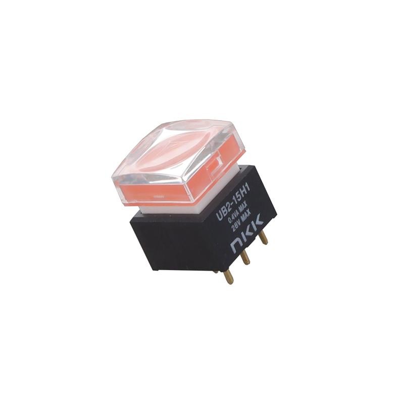 1 pcs : UB215SKG035C-1JC - SWITCH PUSH SPDT 0.4VA 28V