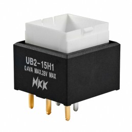 1 pcs : UB215SKG035D - SWITCH PUSH SPDT 0.4VA 28V