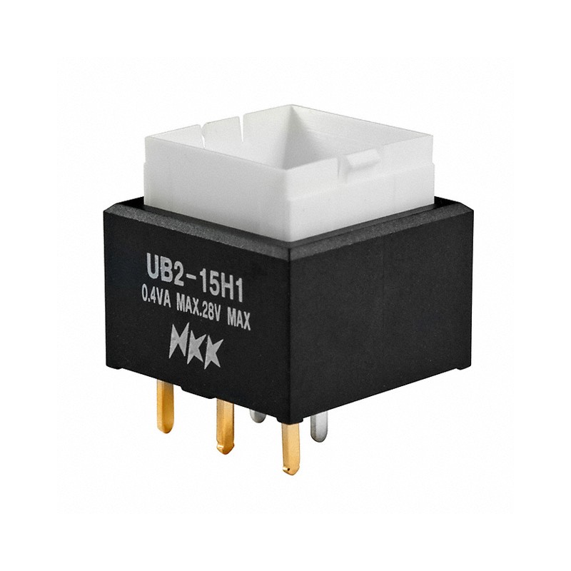 1 pcs : UB215SKG035D - SWITCH PUSH SPDT 0.4VA 28V