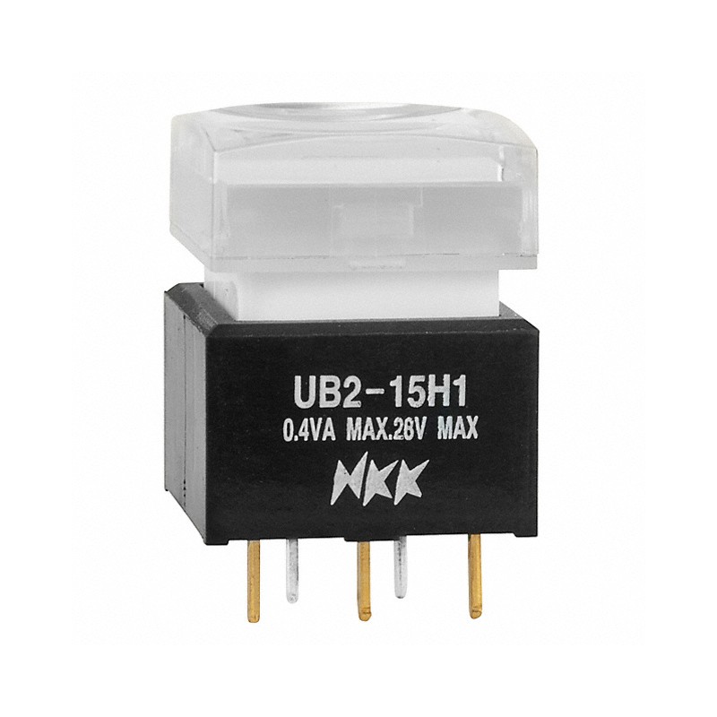 1 pcs : UB215SKG035F-1JB - SWITCH PUSH SPDT 0.4VA 28V