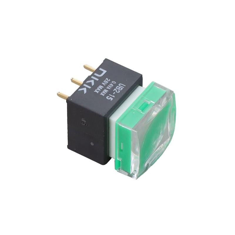 1 pcs : UB215SKG03N-4JF - SWITCH PUSH SPDT 0.4VA 28V