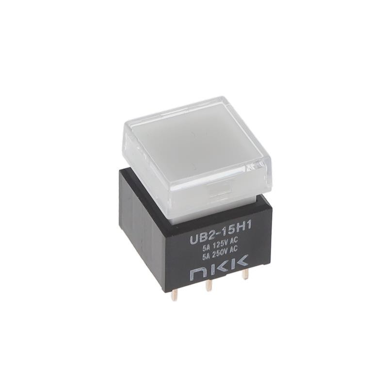 1 pcs : UB215SKW035D-3JB - SWITCH PUSHBUTTON SPDT 5A 125V