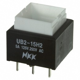 1 pcs : UB215SKW036CF - SWITCH PUSHBUTTON SPDT 5A 125V