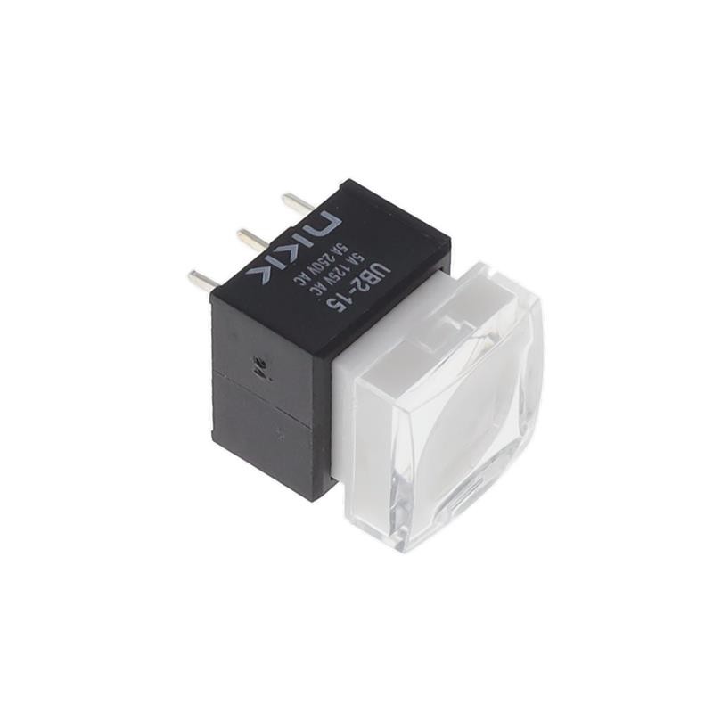 1 pcs : UB215SKW03N-4JB - SWITCH PUSHBUTTON SPDT 5A 125V