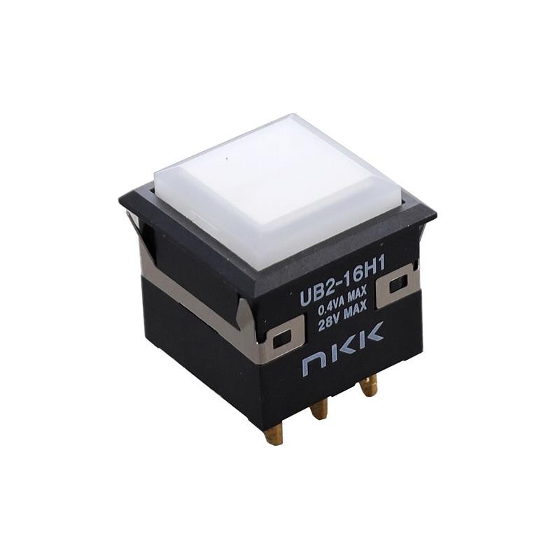 1 pcs : UB216KKG015D-2D - SWITCH PUSHBUTTON SPDT 0.4VA 28V