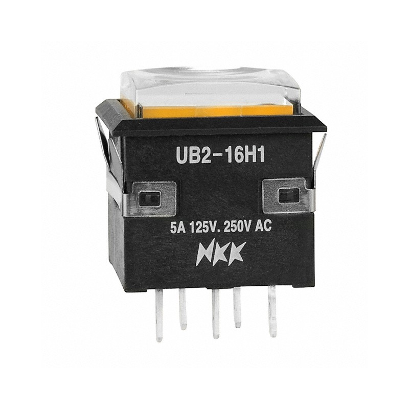 1 pcs : UB216KKW015D-1JD - SWITCH PUSHBUTTON SPDT 5A 125V