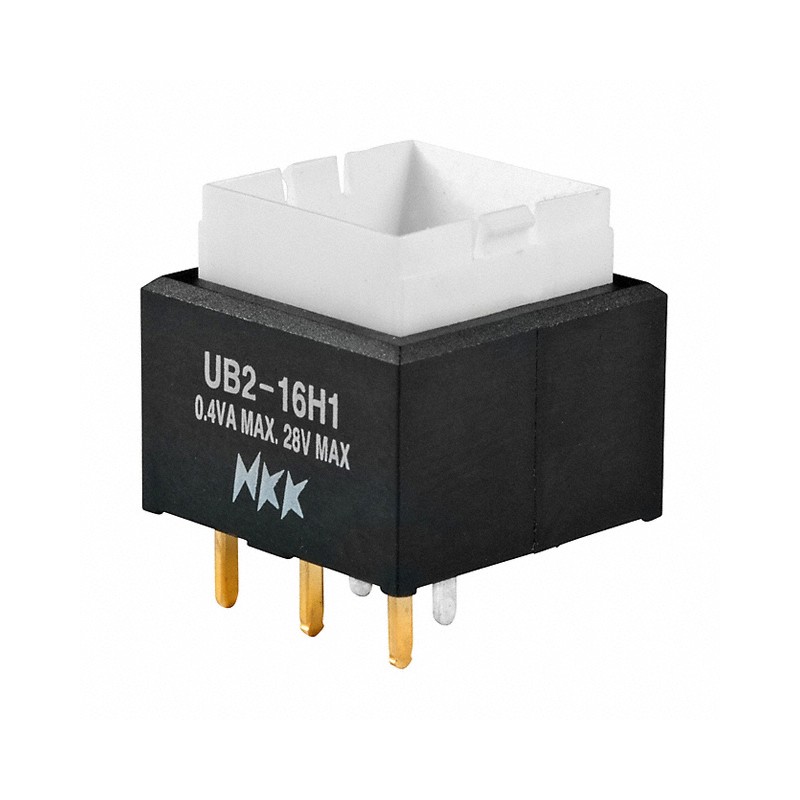 1 pcs : UB216SKG035C - SWITCH PUSH SPDT 0.4VA 28V