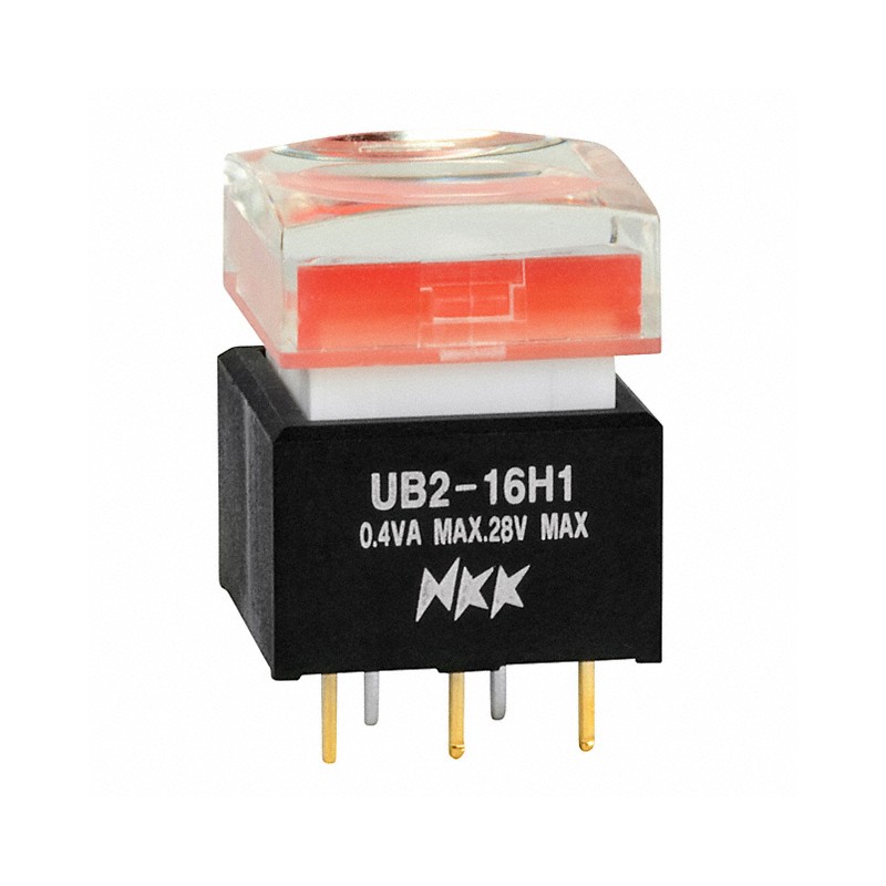1 pcs : UB216SKG035C-1JC - SWITCH PUSH SPDT 0.4VA 28V