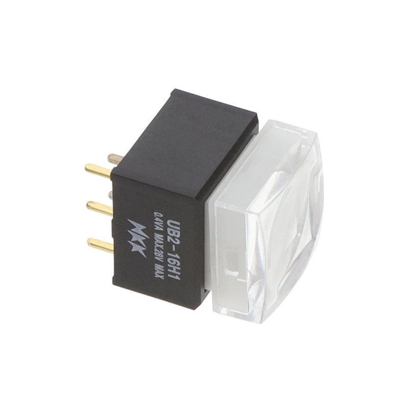1 pcs : UB216SKG035D-1JB - SWITCH PUSH SPDT 0.4VA 28V