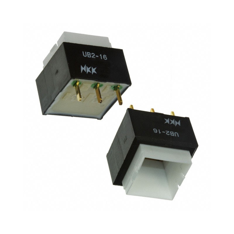 1 pcs : UB216SKG03N-4JB - SWITCH PUSH SPDT 0.4VA 28V