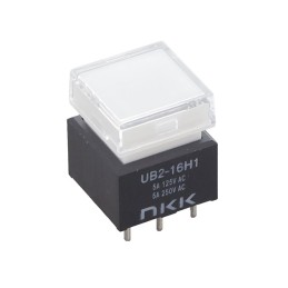 1 pcs : UB216SKW035C-3JB - LOW PROFILE PUSHBUTTON/ILLUMINAT