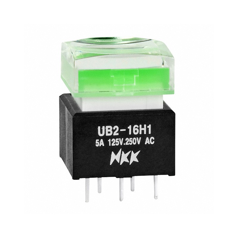 1 pcs : UB216SKW035F-1JF - SWITCH PUSHBUTTON SPDT 5A 125V