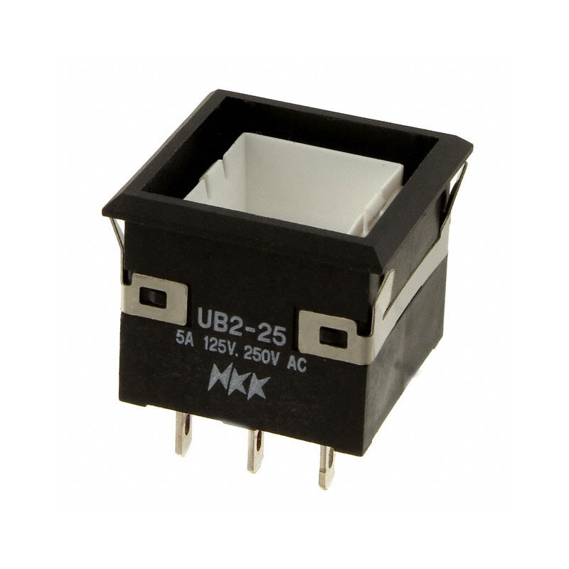 1 pcs : UB225KKW01N - SWITCH PUSHBUTTON DPDT 5A 125V
