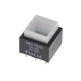 1 pcs : UB225SKG035D - SWITCH PUSHBUTTON DPDT 0.4VA 28V