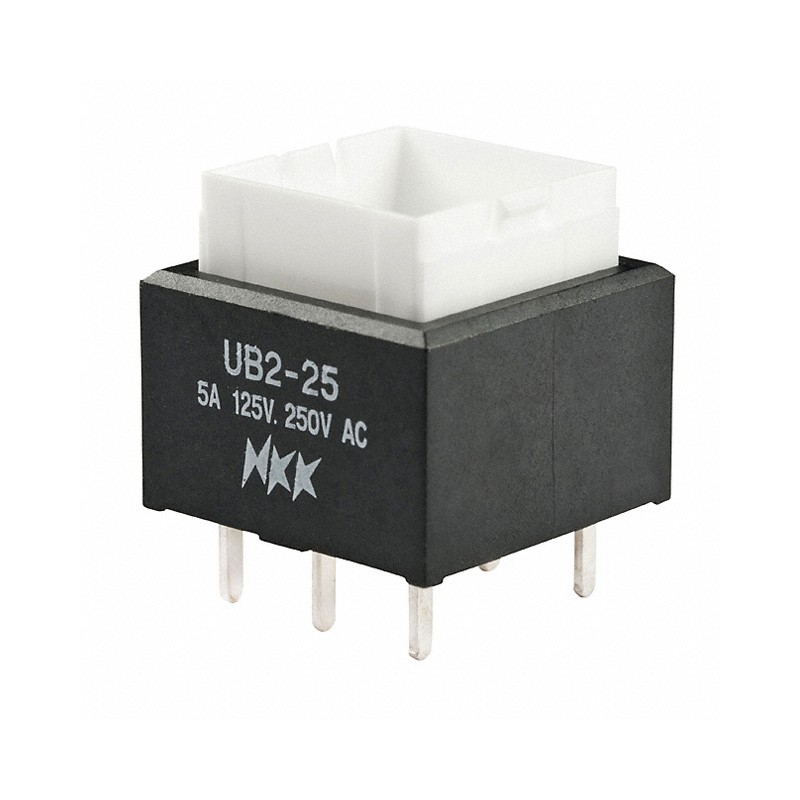 1 pcs : UB225SKW03N - SWITCH PUSHBUTTON DPDT 5A 125V