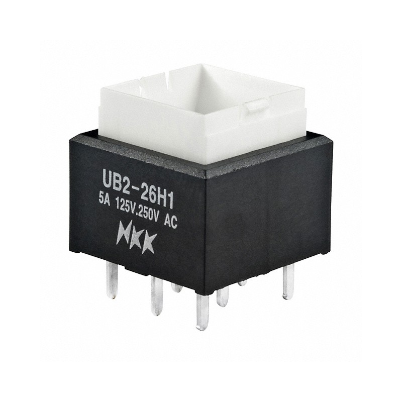1 pcs : UB226SKW035C - SWITCH PUSHBUTTON DPDT 5A 125V
