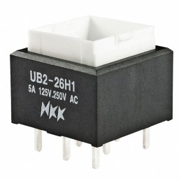 1 pcs : UB226SKW035F - SWITCH PUSHBUTTON DPDT 5A 125V