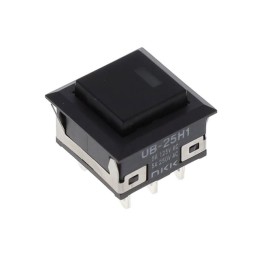 1 pcs : UB25KKW015D-AB - SWITCH PUSHBUTTON DPDT 5A 125V
