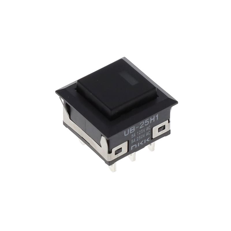 1 pcs : UB25KKW015D-AB - SWITCH PUSHBUTTON DPDT 5A 125V